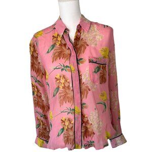 Ganni Pink Floral Blouse, FR size 36